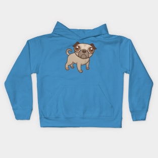 Pug Puppy Cartoon Kids Hoodie